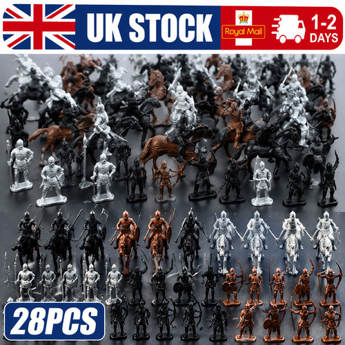 Pcs medieval knights - 28, horses