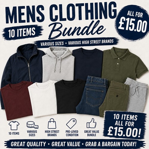 Men clothing bundle - clothing, –