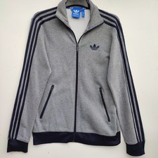 Adidas Originals Grey Beckenbauer Tracksuit Top Jacket | Men's Small