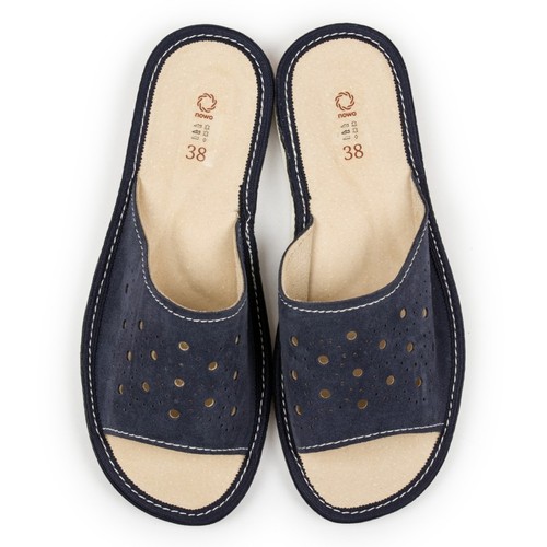Womens suede leather slippers - womens,