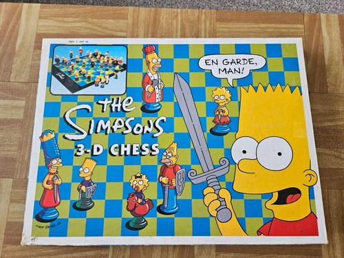 The simpsons chess set - the,