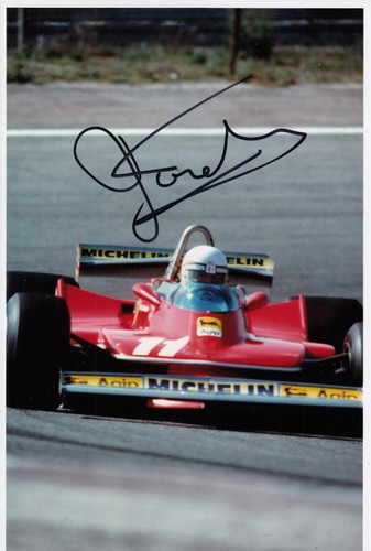 Jody scheckter hand - hand, signed