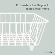 White Plastic Coated Steel