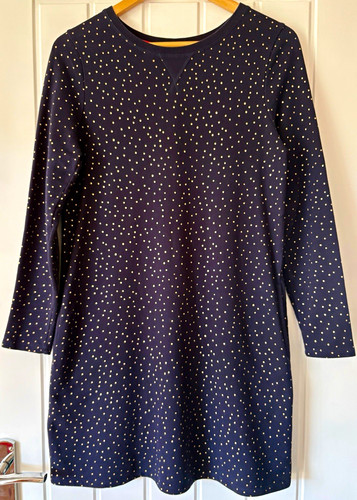 Boden navy polka - boden, neck