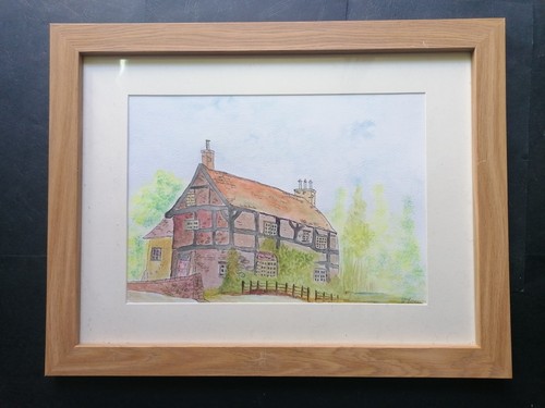 Vintage watercolour painting - watercolour,