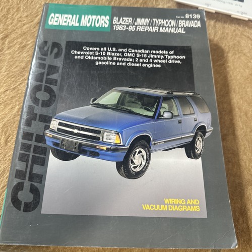Chilton chevy s10 - blazer, gmc