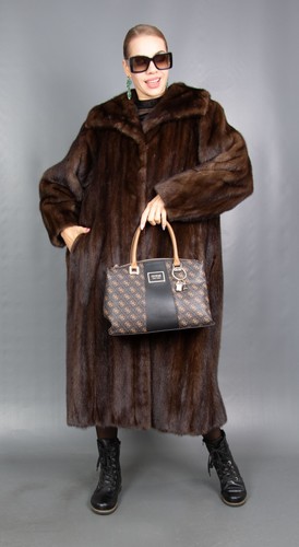 19003d superior real mink coat - real,