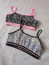 2x Girls Sports Bras Vest Tops
