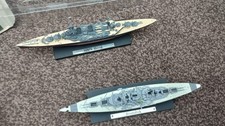Atlas Editions Shipsx2 HMS Hood & Bismarck Boxed ( Opened )