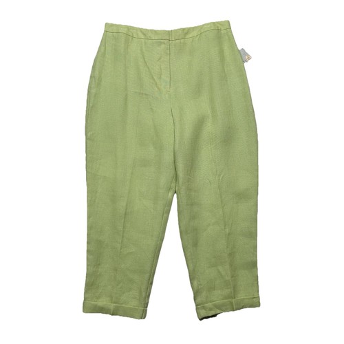 Talbots irish linen pants - linen, lime