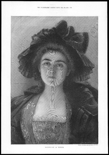 1899 antique print - fine, art
