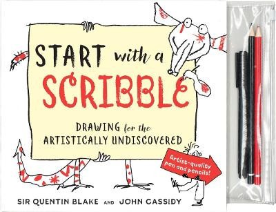 Start with scribble drawing - a,