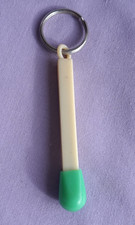 Large Vintage Match Stick Pen Key Ring Key Fob (pen not working) #4