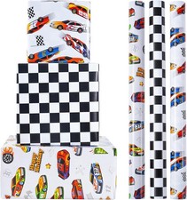 Race Car Wrapping Paper Rolls
