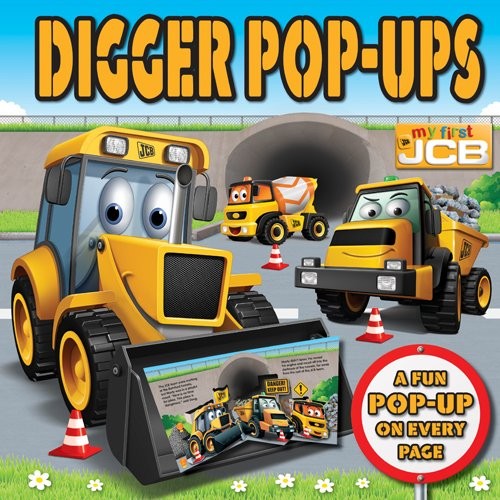 Jcb diggers pop scenes - 3d,
