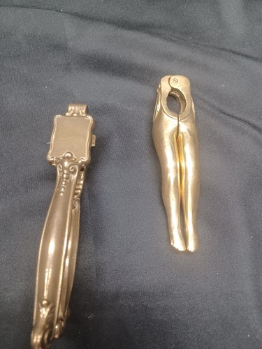 Pair vintage peerage brass - vintage,
