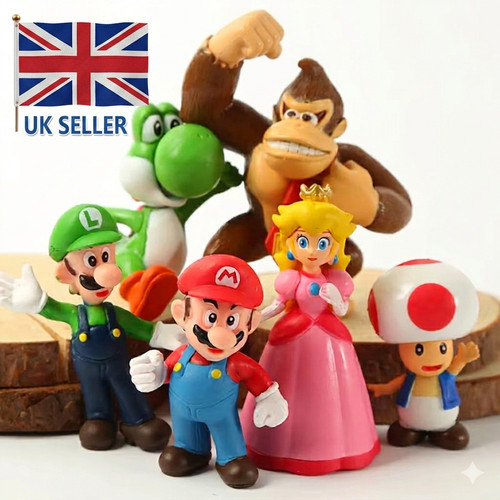 6pcs super mario - 6pcs,