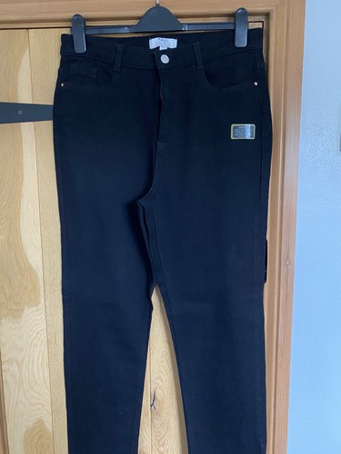 Ladies black straight - , leg