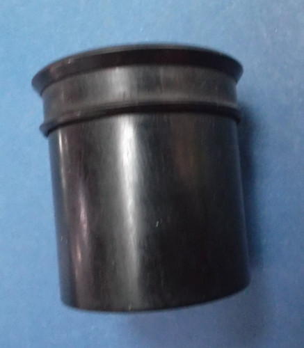 Treen black ebony wood lidded - treen,