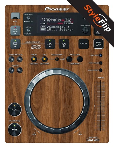 Pioneer cdj 350 - pioneer, wood