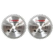2x Spartacus Wood Cutting Saw Blade 160 mm x 50 Teeth x 20mm Bosch GSK24V