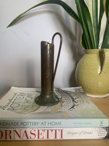Copper taper holder vintage - copper,