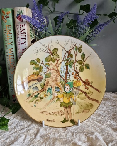Vintage fairyland plate - vintage,
