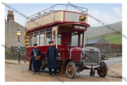 Col1845 portsmouth bus c1910 - col1845,