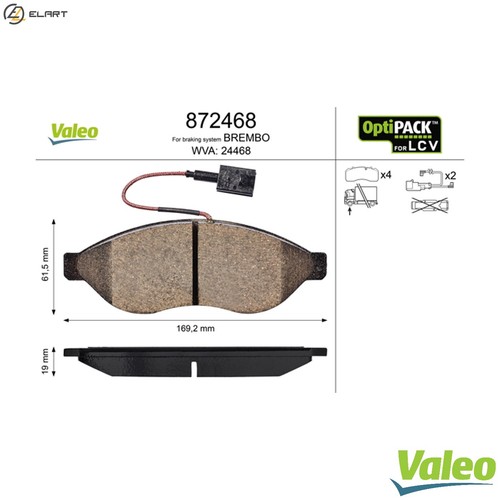 Brake pad set - brake,