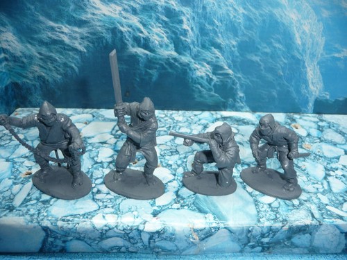 Samurai asian figures - asian, lot