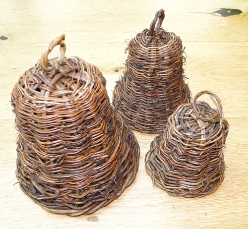 Set rustic basket - of, basket-weaved