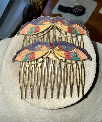 Vintage cloisonne enamel - 2,