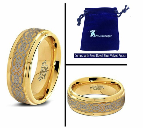 8mm men yellow - yellow, gold
