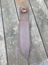 Leather sheath for - leather, bowie