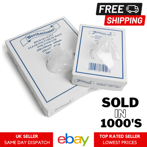 Clear polythene plastic - clear,