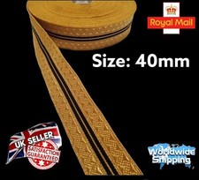 Mylar braid gold - gold, trim"size