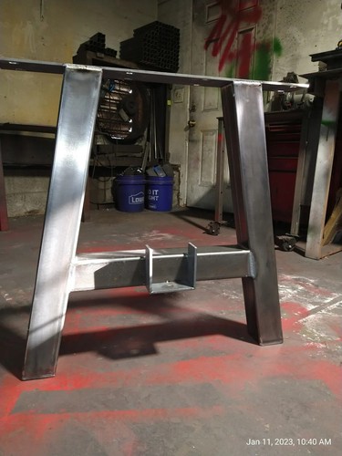 Shaped table legs - a-shaped,