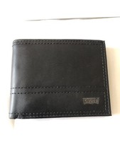 Mens Black Levis Leather