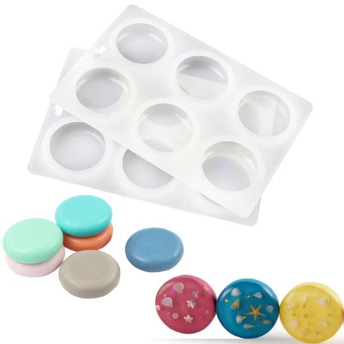 Round silicone mold handmade - round,