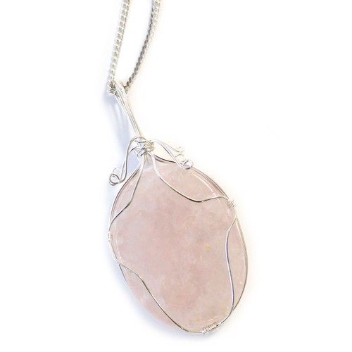 Swirl wrapped gemstone - swirl,
