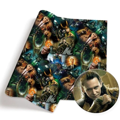 Polycotton fabric marvel loki - polycotton,
