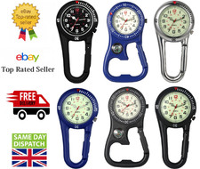 Clip carabiner fob - clip, watch