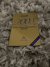 Martell Grand National 2003 Friday 4th April Racecard from Aintree