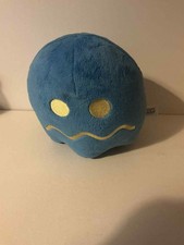 Pac-Man Blue Ghost Plush Toy Factory Bandai Namco Arcade