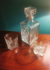 Cut Glass Decanter with