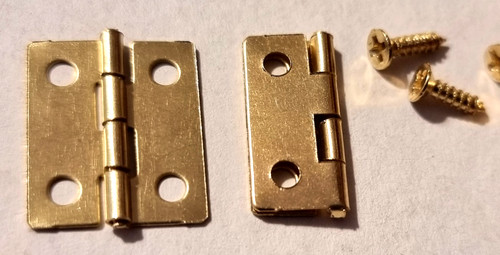 Small hinges with screws 17mm - hinges,