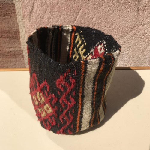 Kilim flower pot hand - flower, (small)