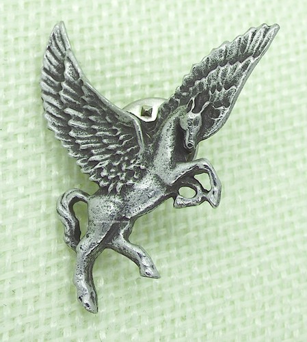 Pegasus winged horse pin - pegasus,
