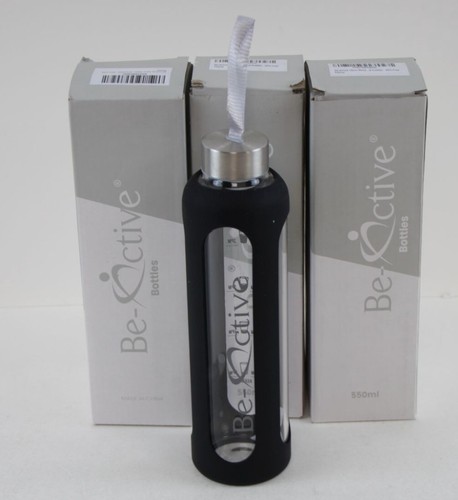 Active glass water bottle - be-active,