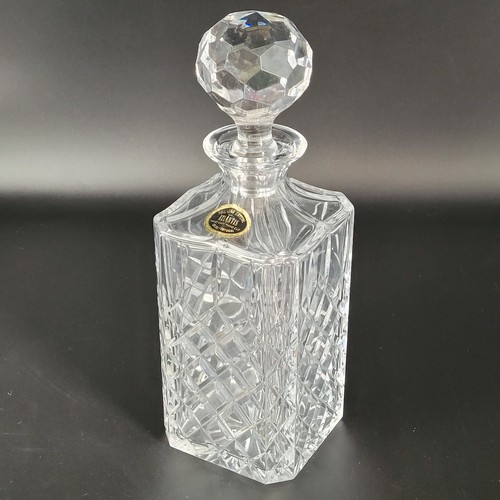 Crystal decanter whisky spirit - whisky,